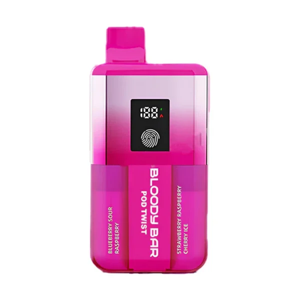Bloody Mary 20K Pod Twist Prefilled Vape Kit Blueberry Sour Raspberry /  Strawberry Raspberry Cherry Ice - Bloody Mary Vape