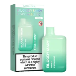 bloody mary vape bm600 disposable fresh mint