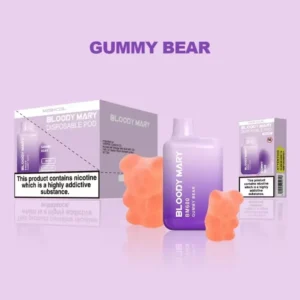 bloody mary gummy bear bm600 disposable